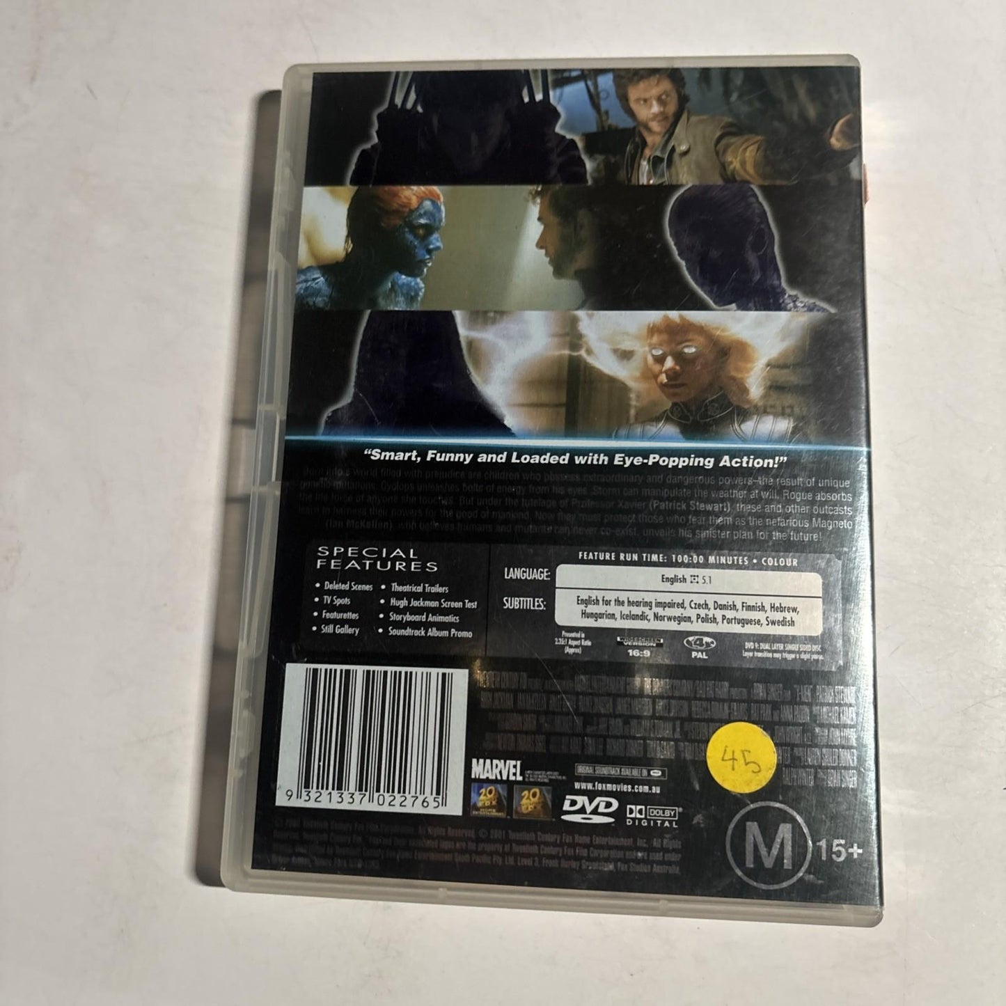 X-Men (DVD, 2000) Hugh Jackman Region 4