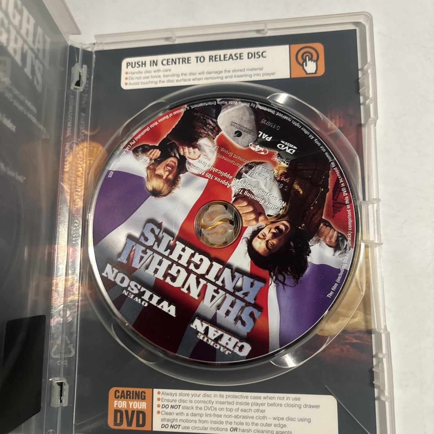 Shanghai Knights (DVD, 2002) Jackie Chan, Own Wilson Region 4