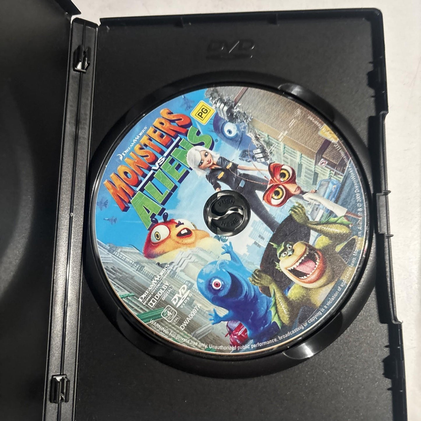 Monsters Vs Aliens (DVD, 2009) Region 4