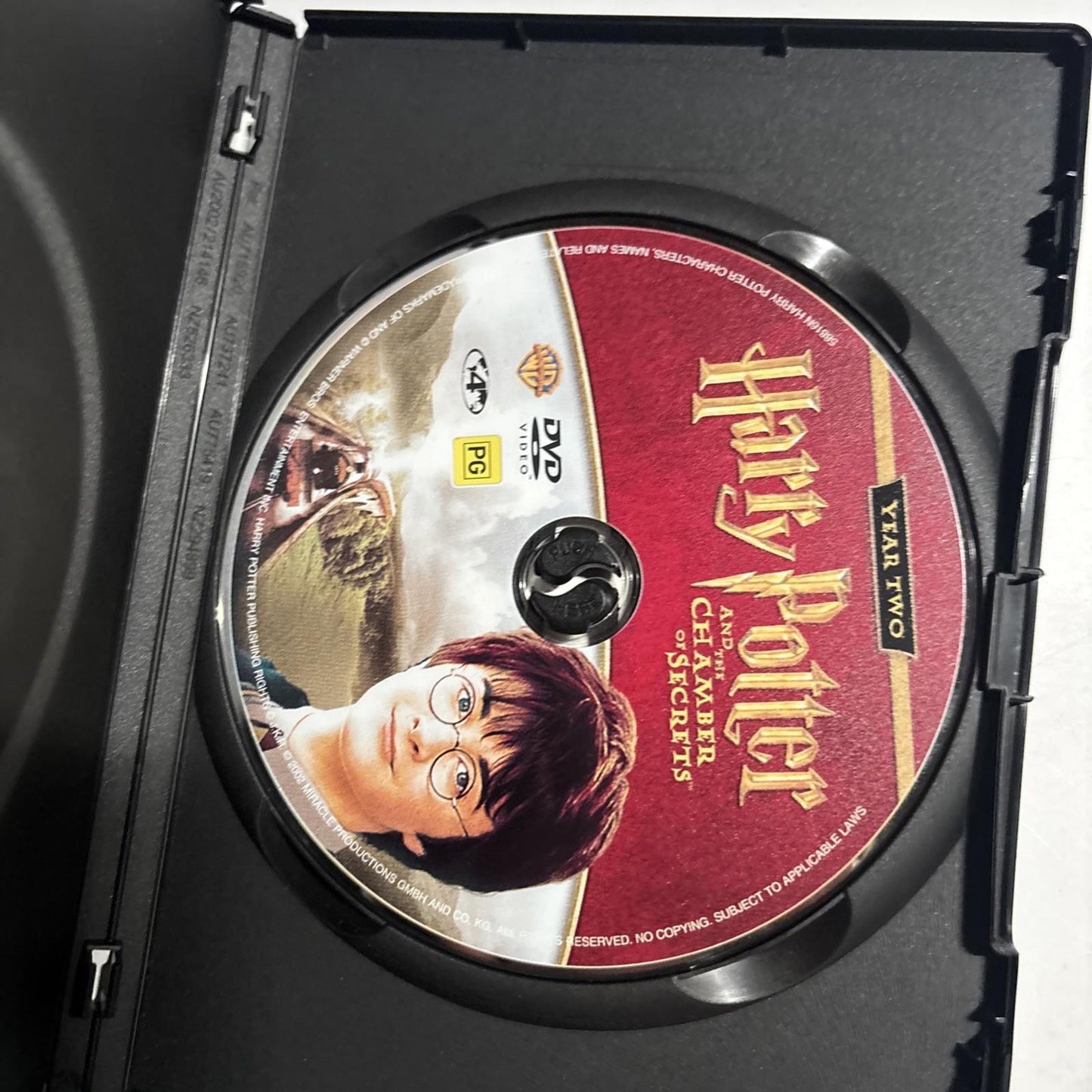 Harry Potter and the Chamber of Secrets (DVD, 2002) Region 4