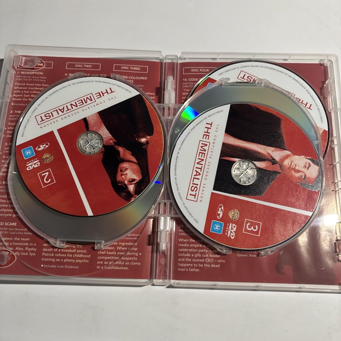 The Mentalist : Season 2 (DVD, 2009) Region 4