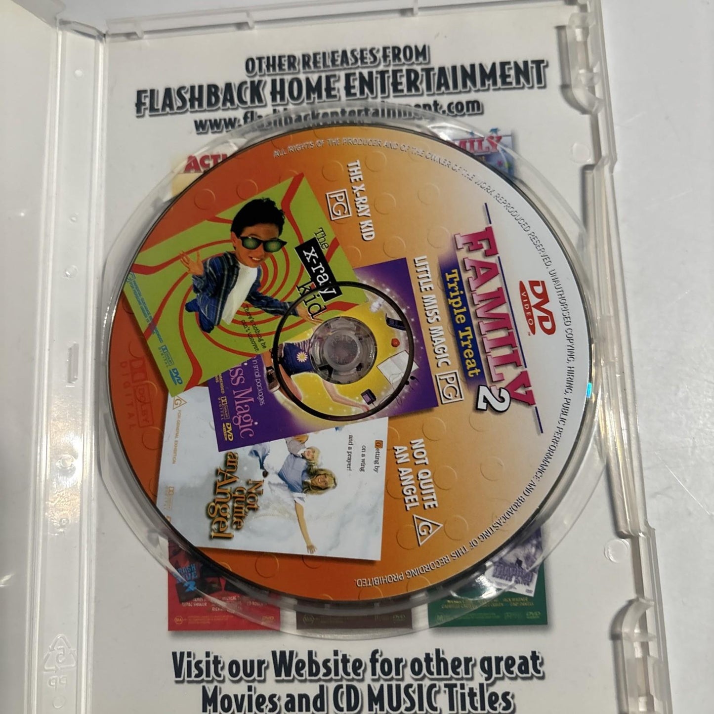 The X-Ray Kid / Not Quite An Angel / Little Miss Magic DVD All Regions
