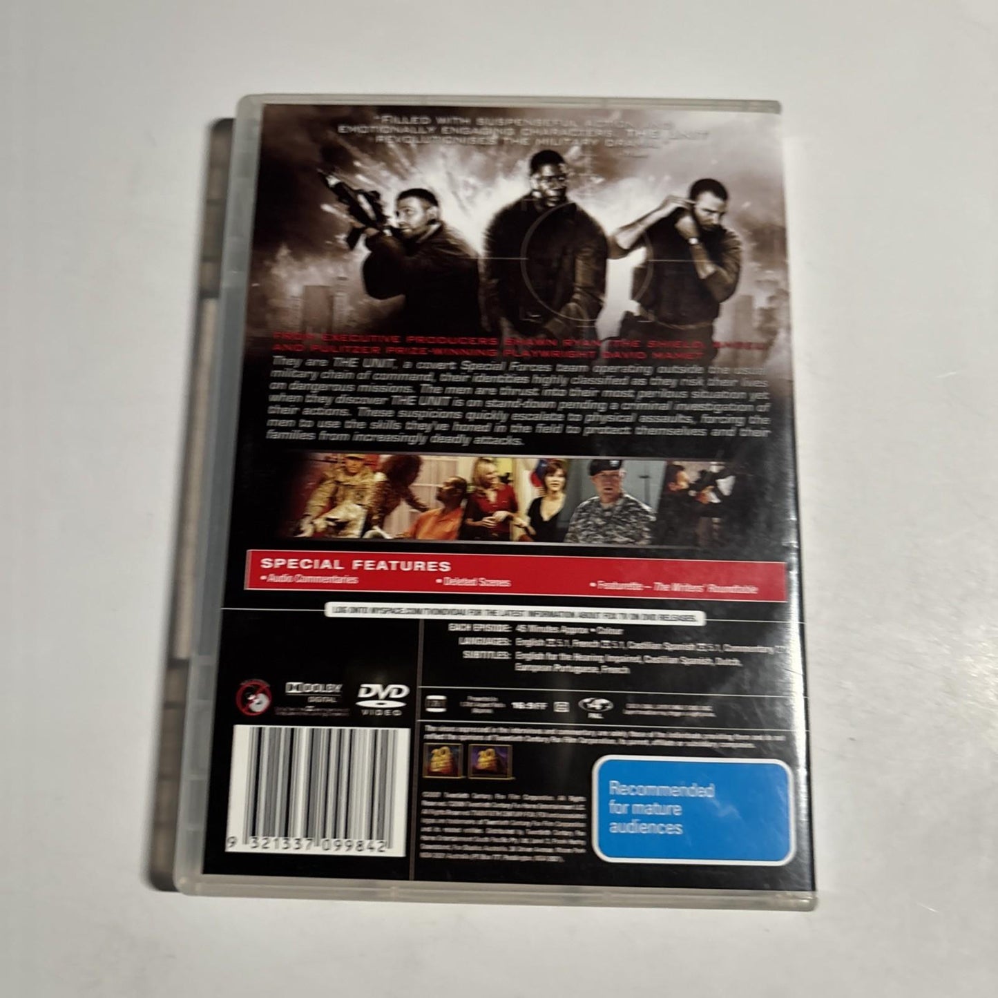 The Unit : Season 3 (DVD, 2007) Region 4