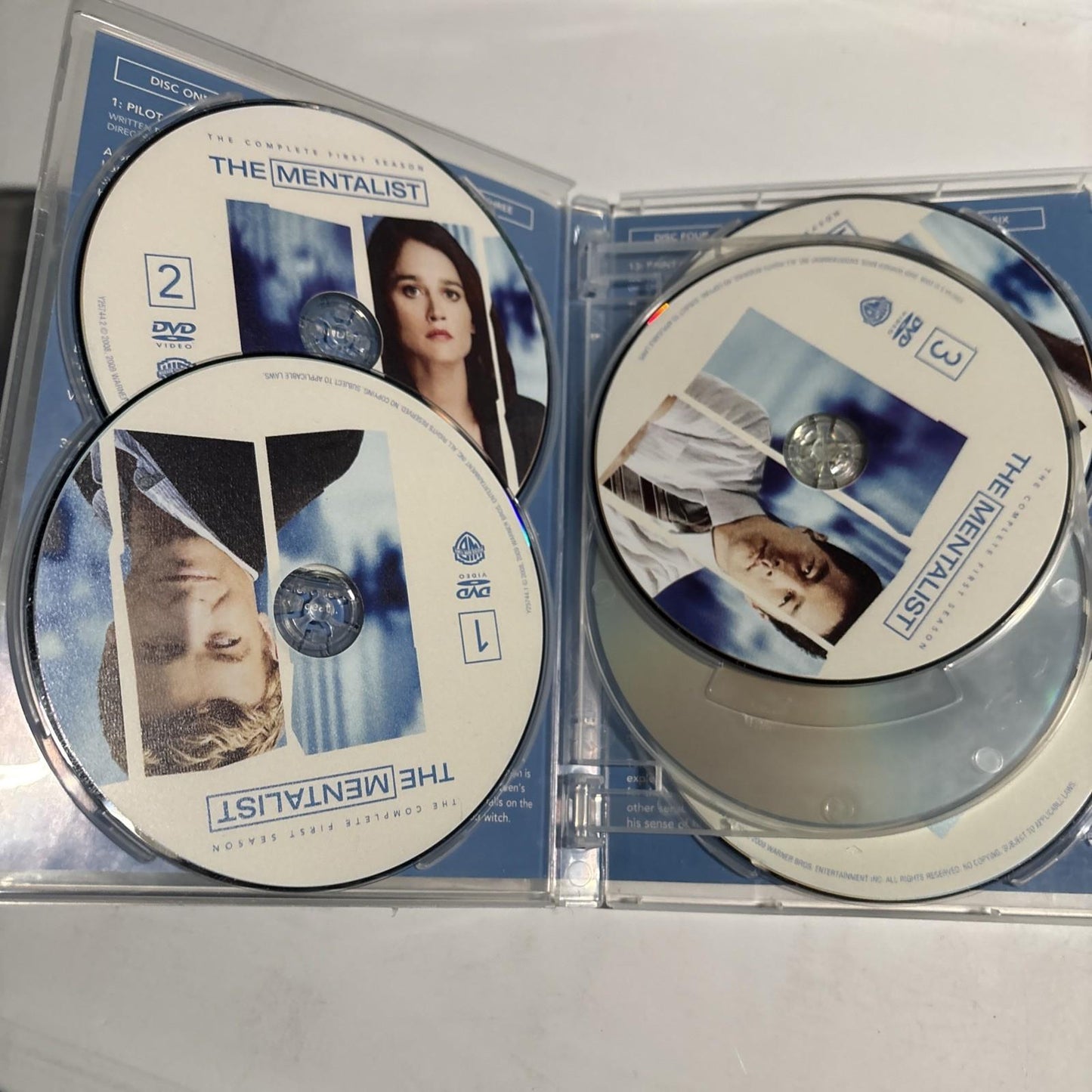 The Mentalist : Season 1 (DVD, 2008) Region 4