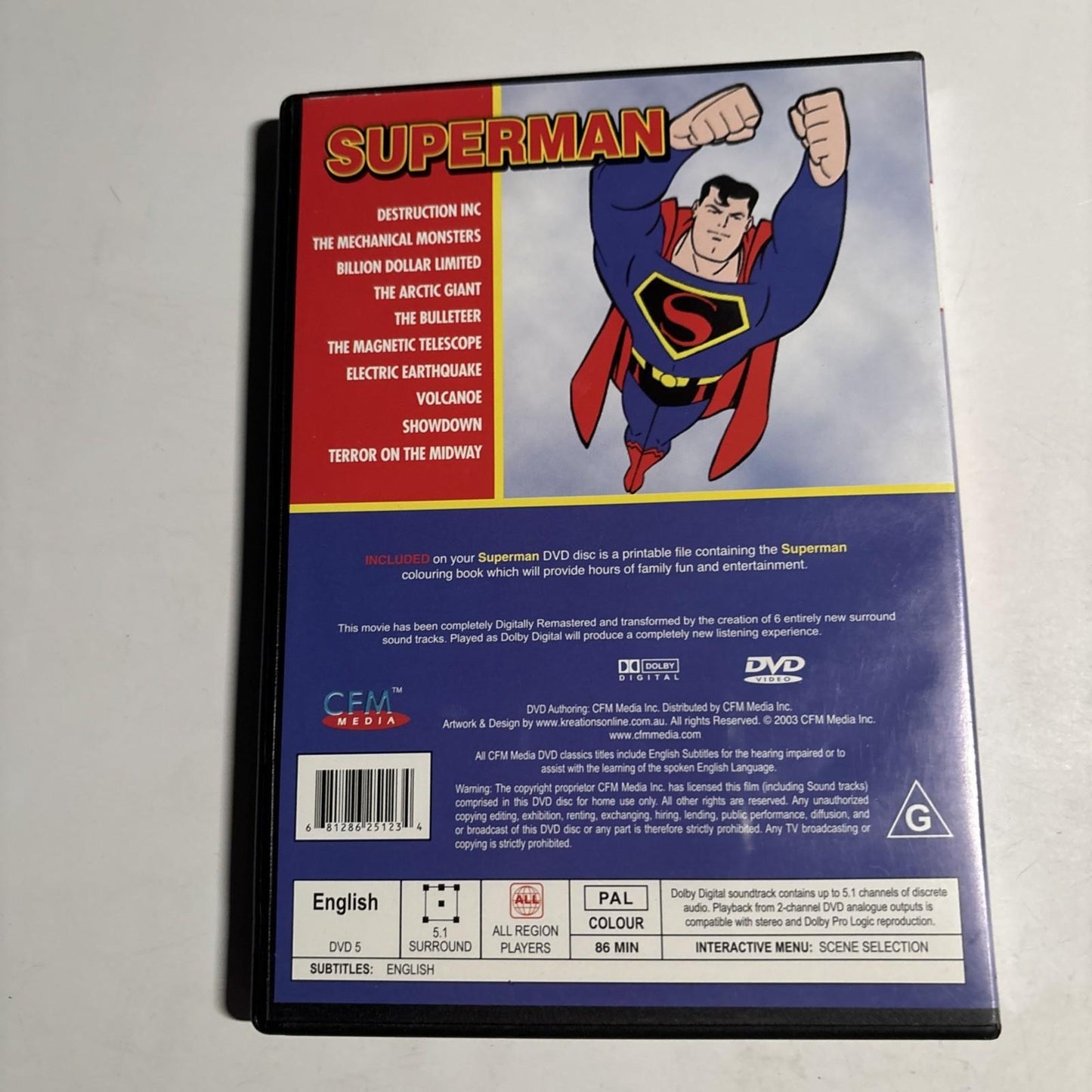 Superman Animated (DVD, 2002) All Regions