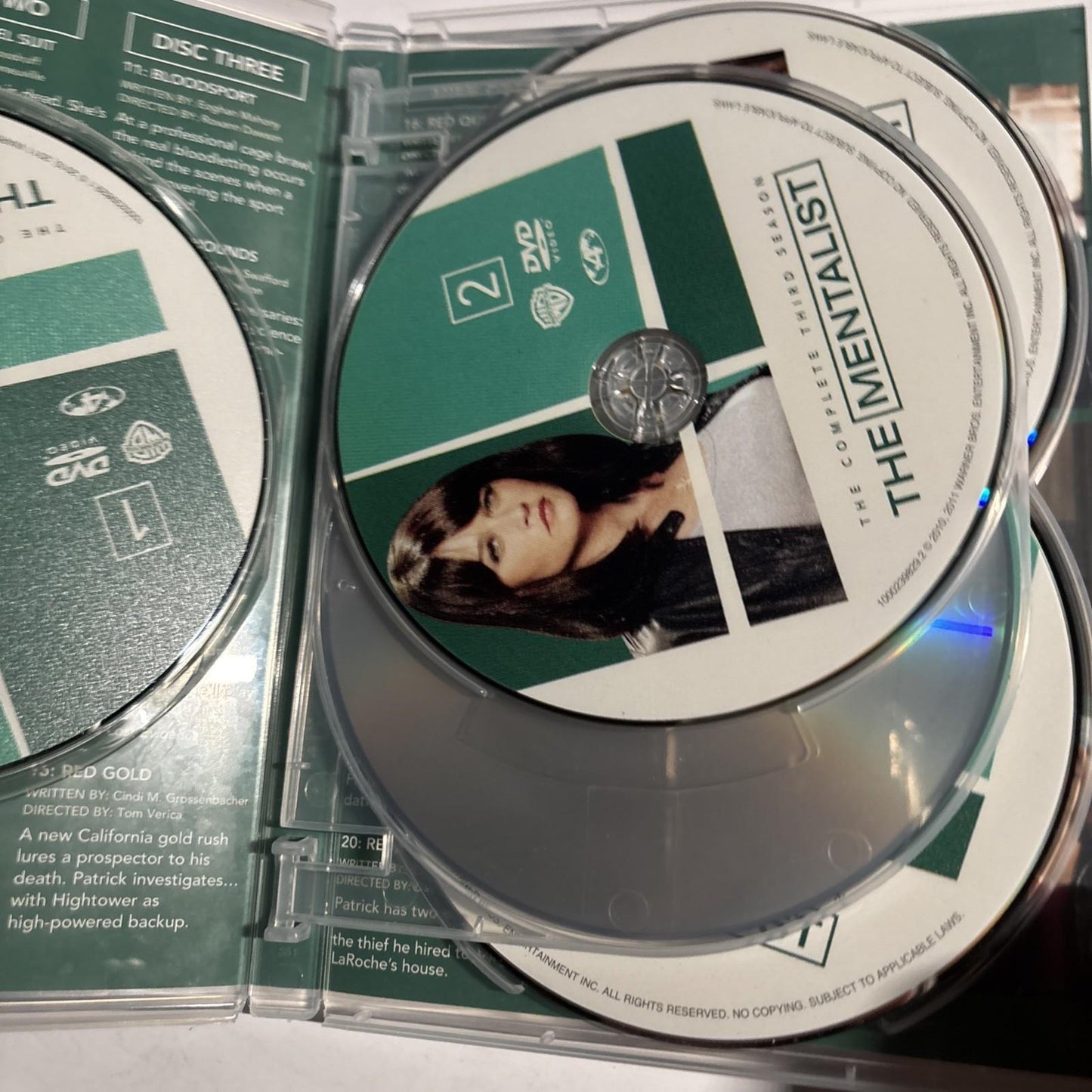 The Mentalist : Season 3 (DVD, 2011) Region 4