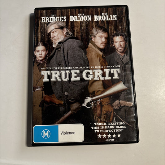 True Grit (DVD, 2010) Jeff Bridges, Matt Damon, Josh Brolin Region 4