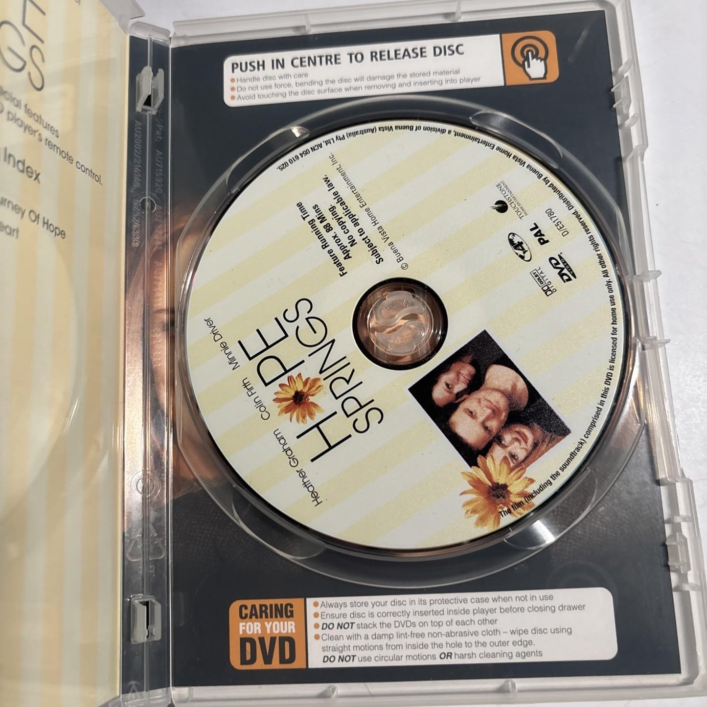 Hope Springs (DVD, 2003) Heather Graham, Colin Firth Region 4
