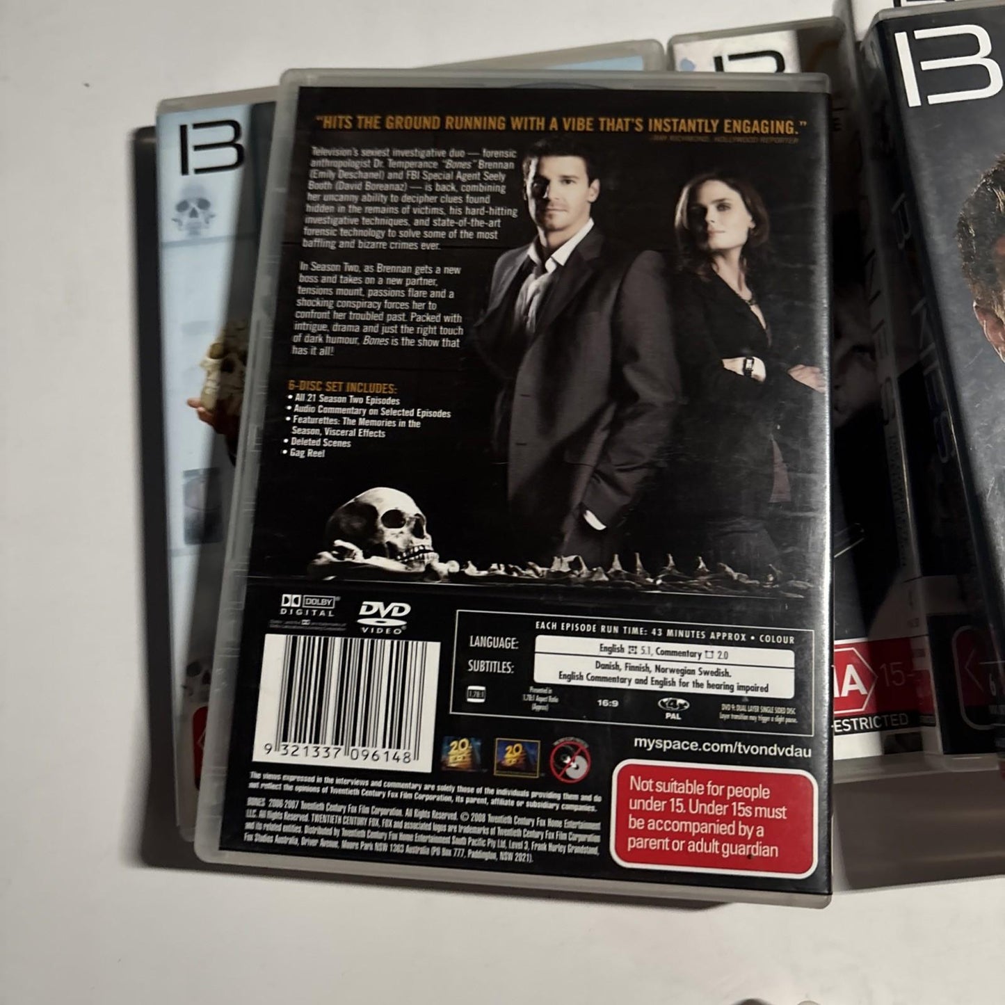 Bones : Season 1 2 3 6 7 8 (DVD, 2005, 30-Disc) Region 4
