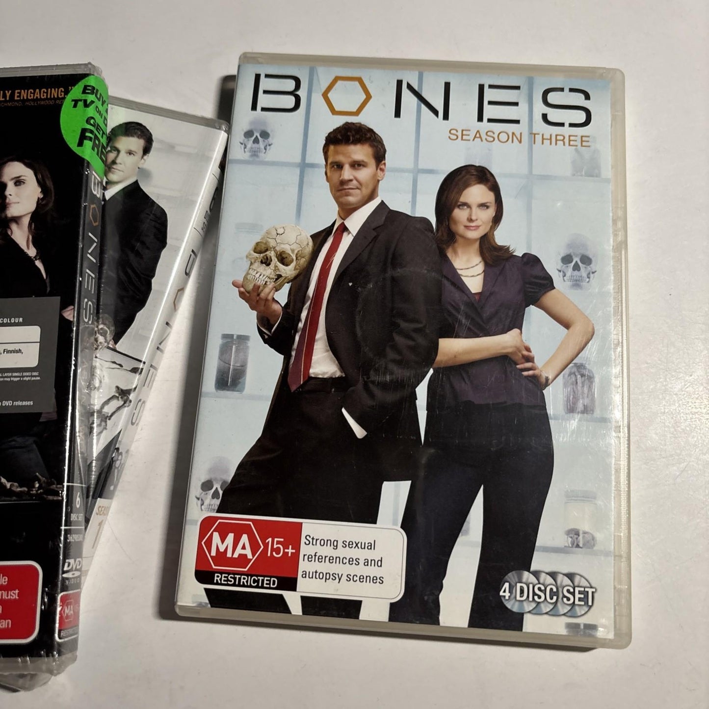 Bones : Season 1 2 3 (DVD, 2005, 16-Disc) Region 4 NEW