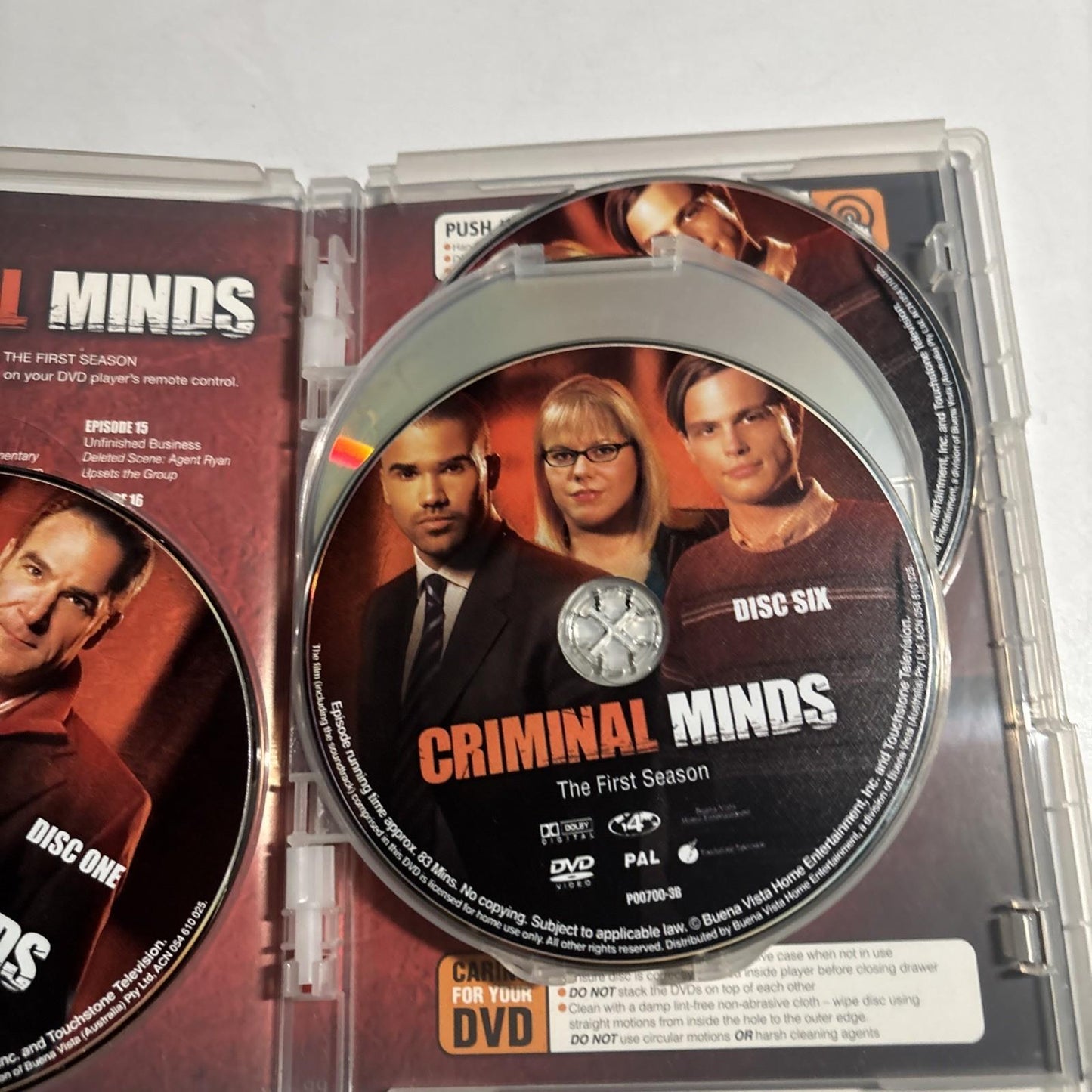 Criminal Minds : Season 1 & 2 (DVD, 2005, 12-Disc) Region 4