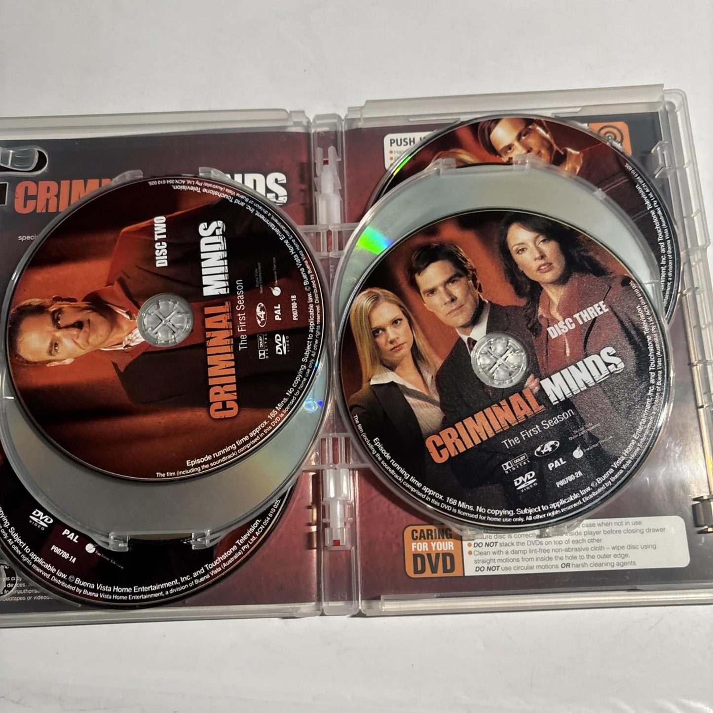 Criminal Minds : Season 1 & 2 (DVD, 2005, 12-Disc) Region 4