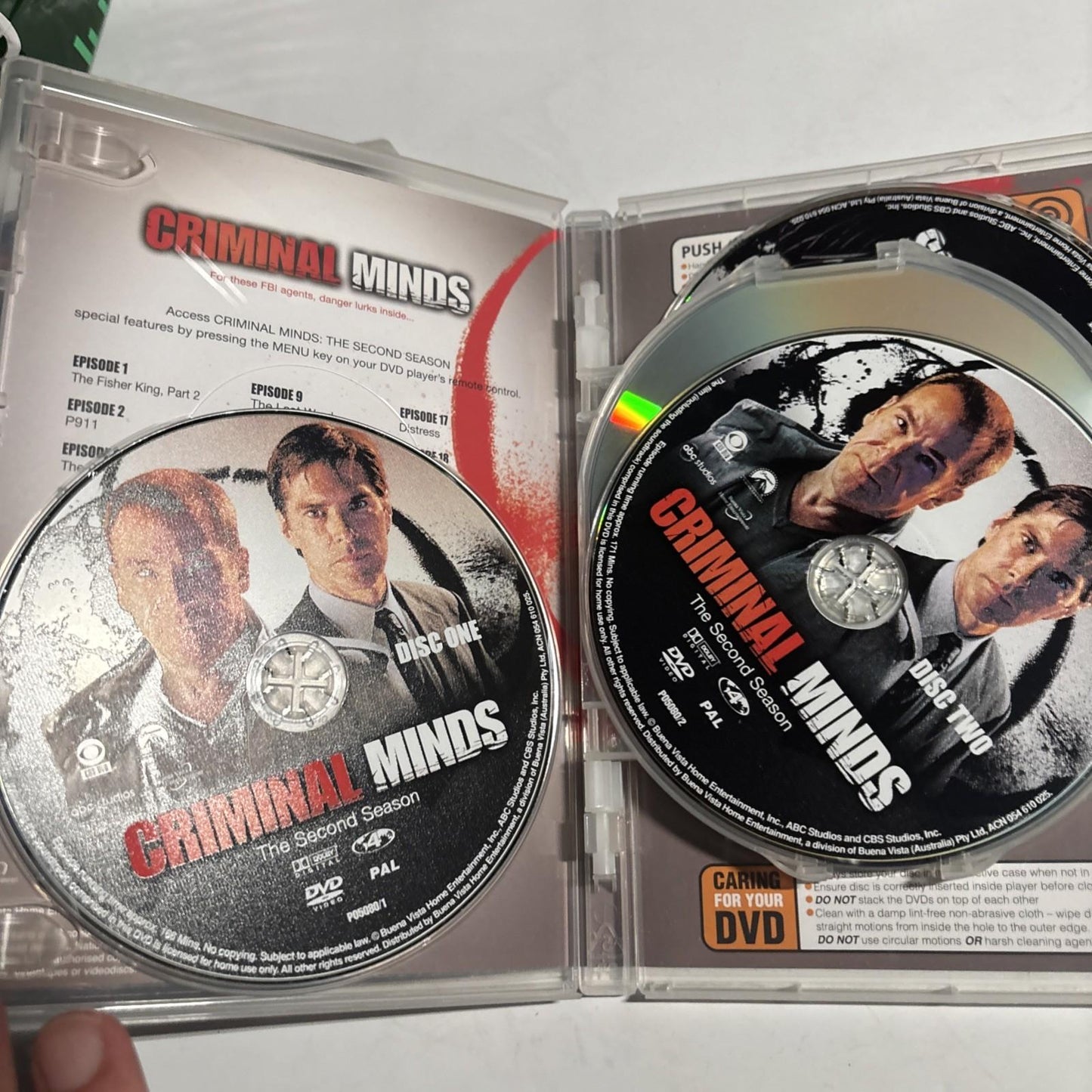 Criminal Minds : Season 1 & 2 (DVD, 2005, 12-Disc) Region 4