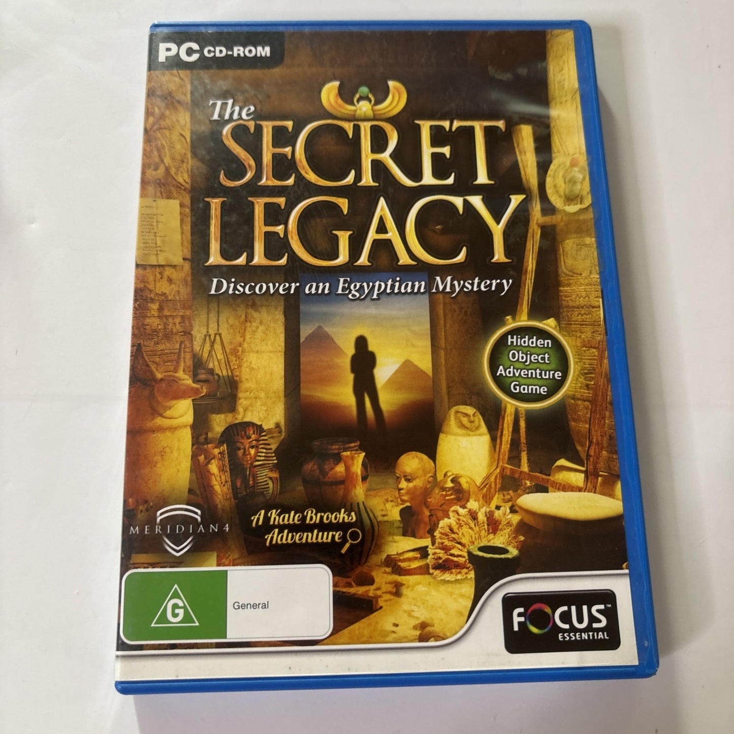 The Secret Legacy - Discover Egyptian Mystery PC CD-ROM Hidden Object Game
