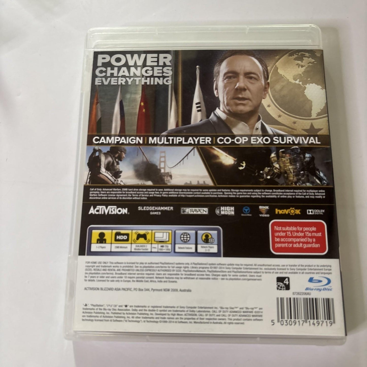 Call Of Duty Advanced Warfare - PS3 - Sony Playstation 3