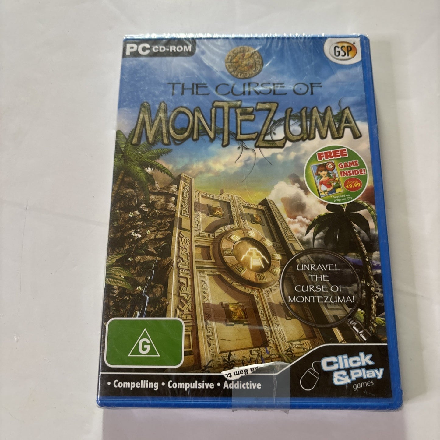 The Curse of Montezuma - PC Window CD-ROM Puzzle Hidden Object Game *New Sealed*
