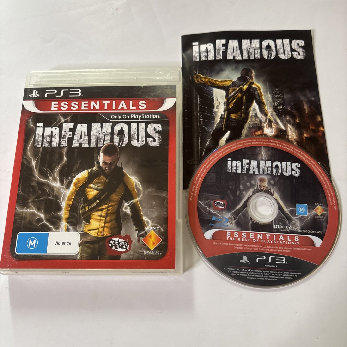 Infamous - Sony PS3 Playstation 3 Manual