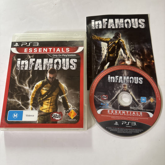 Infamous - Sony PS3 Playstation 3 Manual