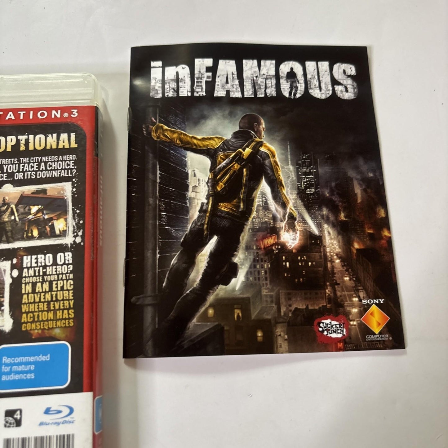 Infamous - Sony PS3 Playstation 3 Manual