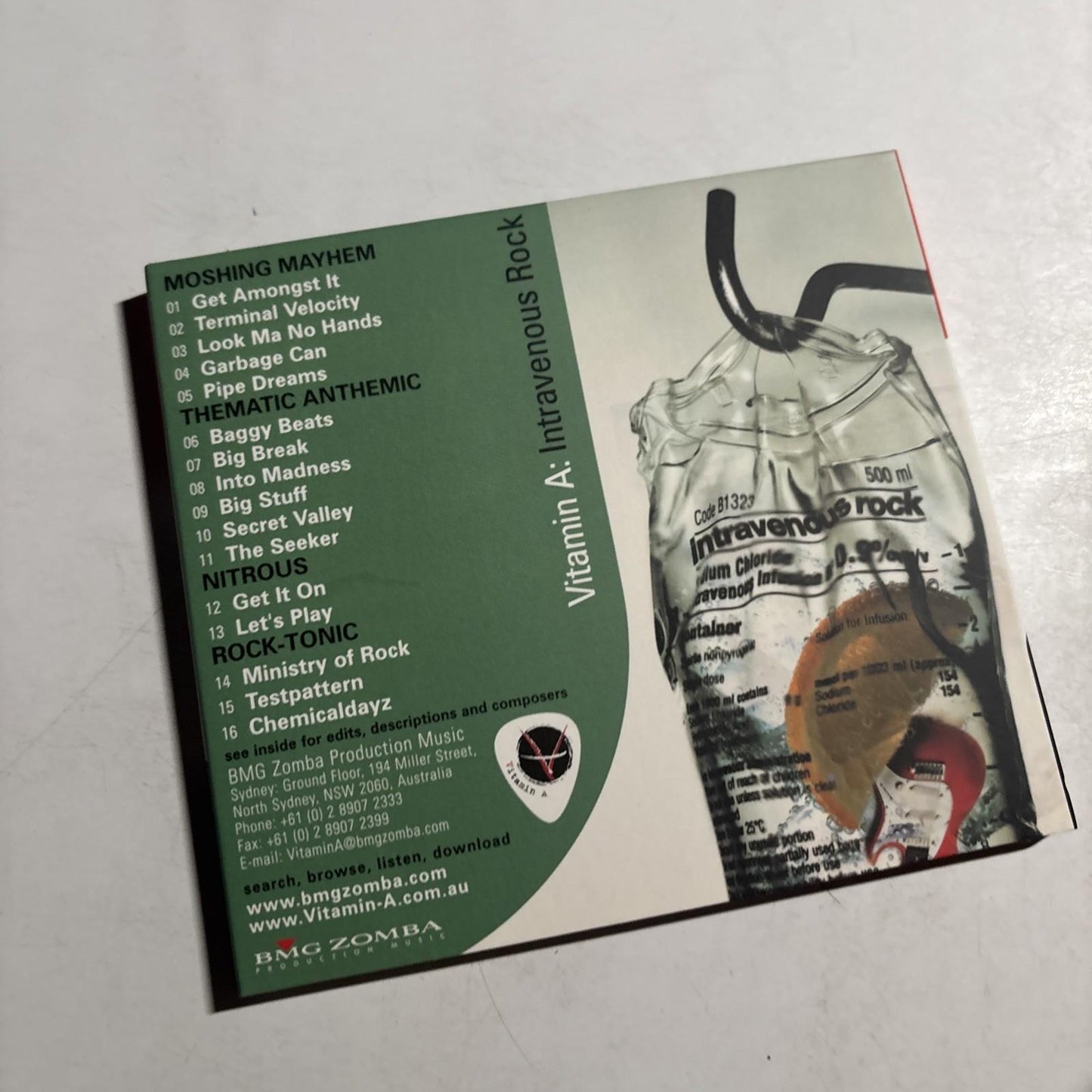Vitamin A Music Label -  The Voice of Production Music CD