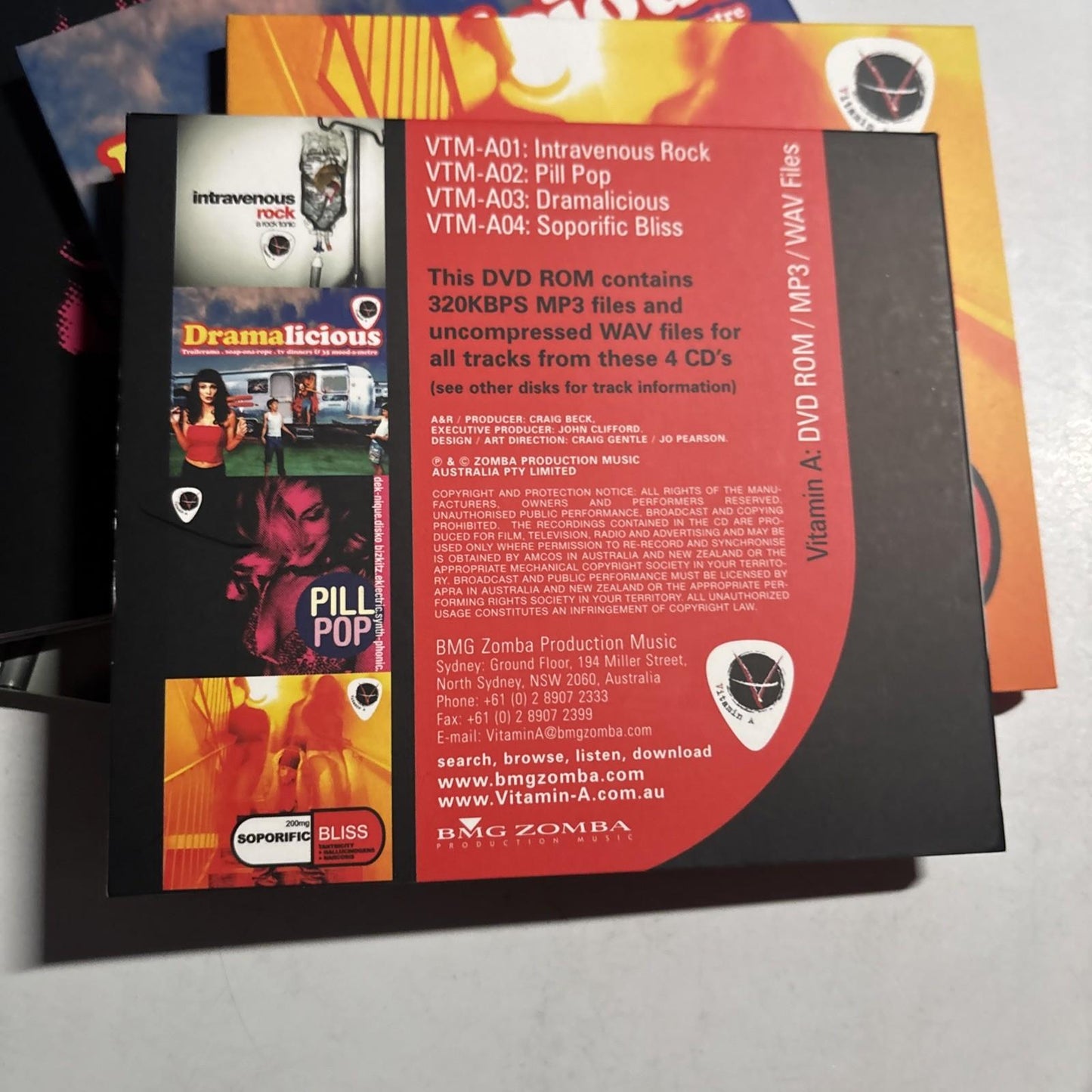 Vitamin A Music Label -  The Voice of Production Music CD