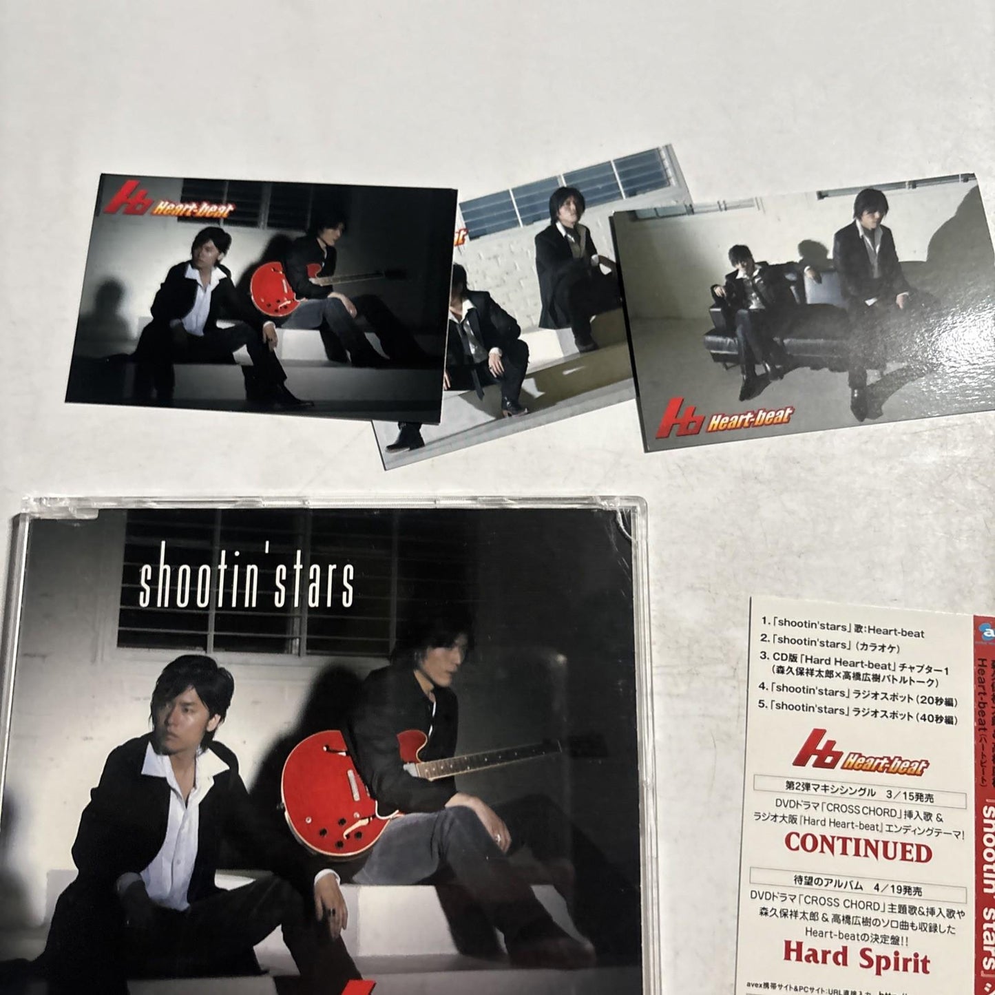 Heart-Beat - Shootin' Stars (CD, 2006) Obi Japan Avc1-22647