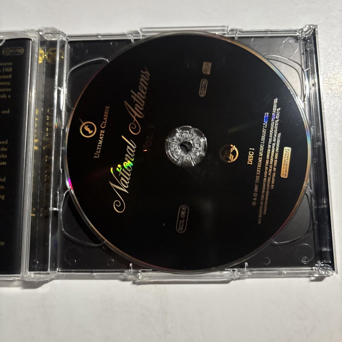 Ultimate Classix - National Anthems Volume 1 (CD, 2007) Xcl-068