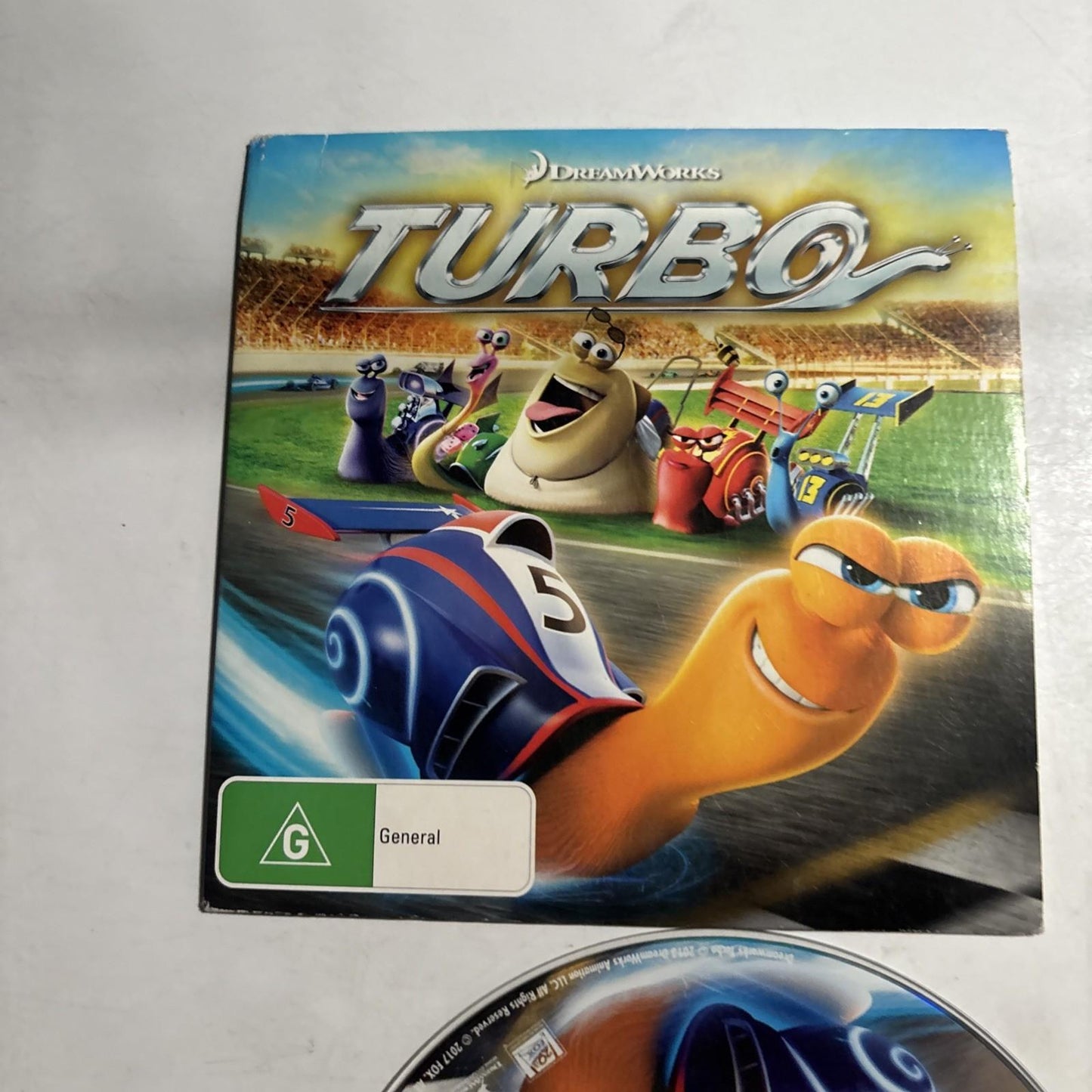 Turbo (DVD, 2013) Paul Giamatti, Richard Jenkins, Samuel L. Jackson, Region 4
