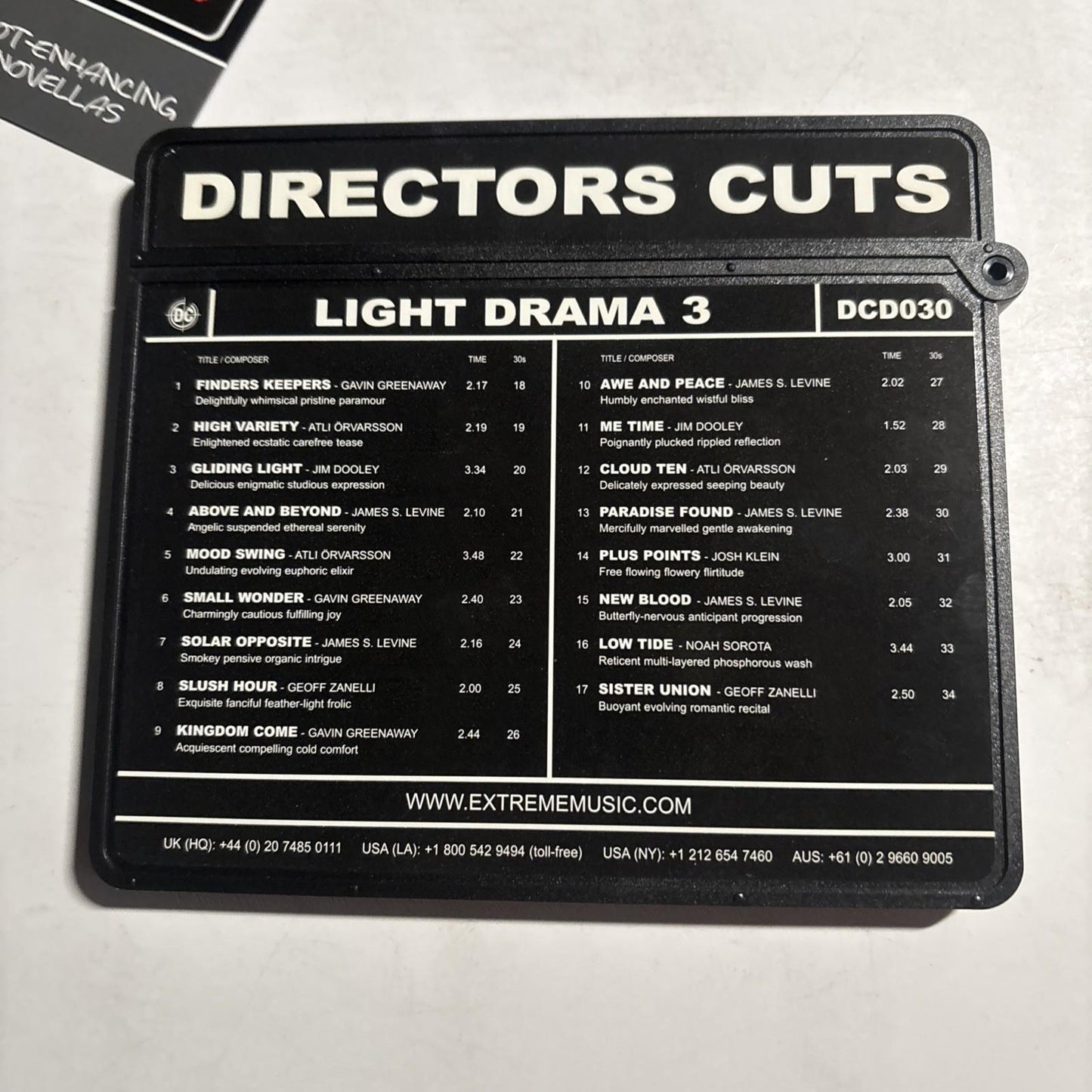 Directors Cuts - Light Drama 3 (CD) Dcd030