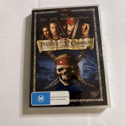 Pirates of the Caribbean - The Curse of the Blackpearl (DVD, 2003) Region 4 NEW