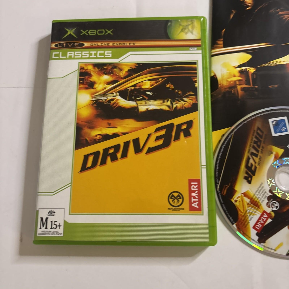 Driver 3 - Microsoft Xbox Original Black Label - Game PAL Complete With Manual