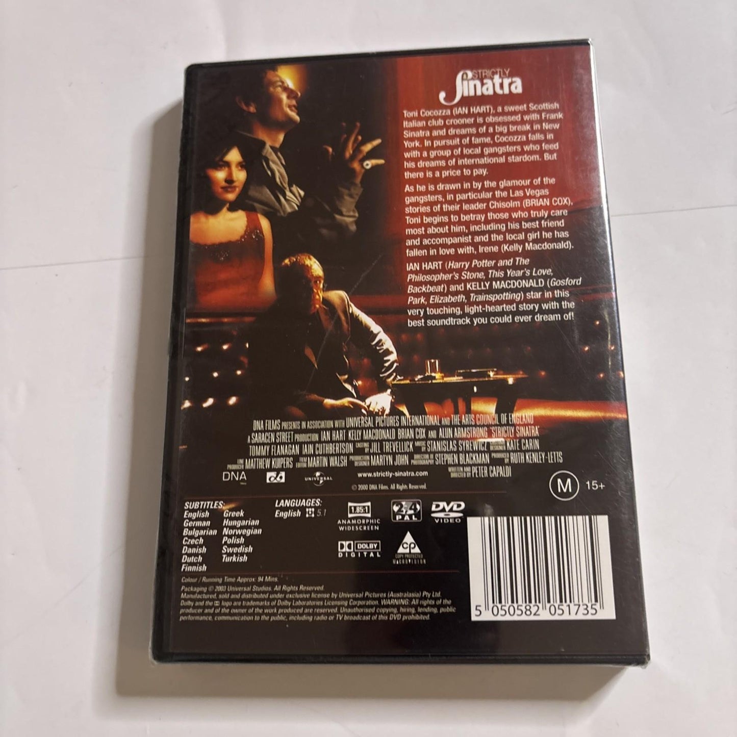 Strictly Sinatra (DVD, 2001) Ian Hart, Kelly Macdonald Region 4,2 *New Sealed*