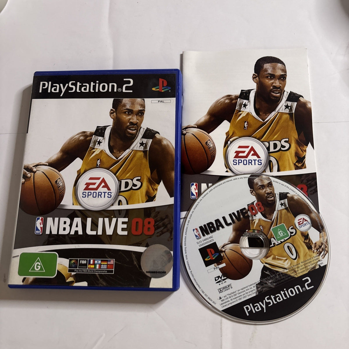 NBA Live 08 Sony PLAYSTATION 2 Sony Manual PAL