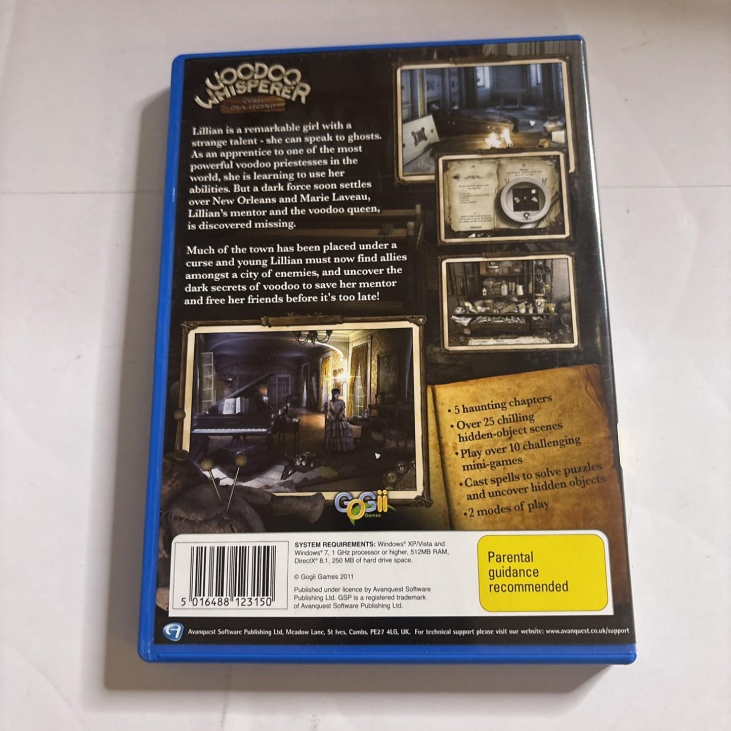 Voodoo Whisperer Curse Of A Legend  PC CD-ROM Windows Hidden Object Game NEW