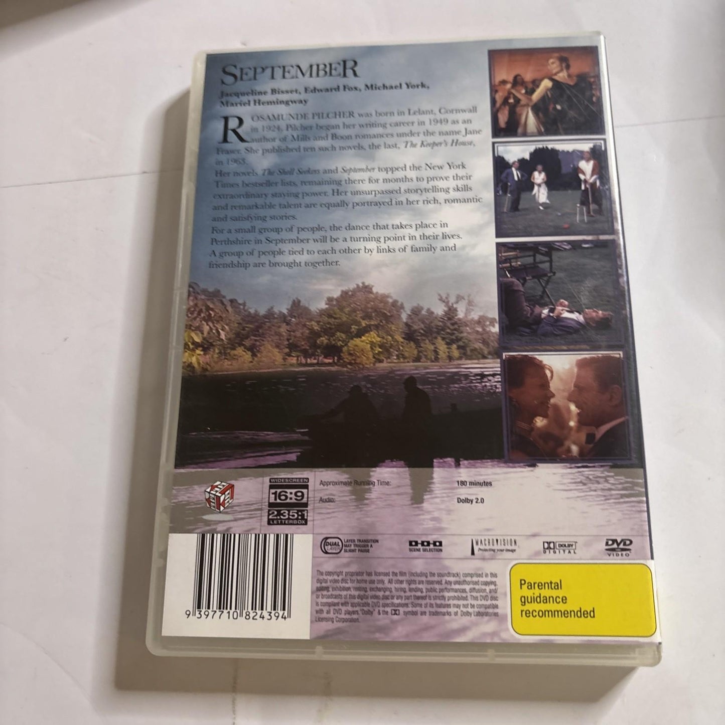 September (The Pilcher Collection) (DVD, 1996) Jacqueline Bisset Region 4