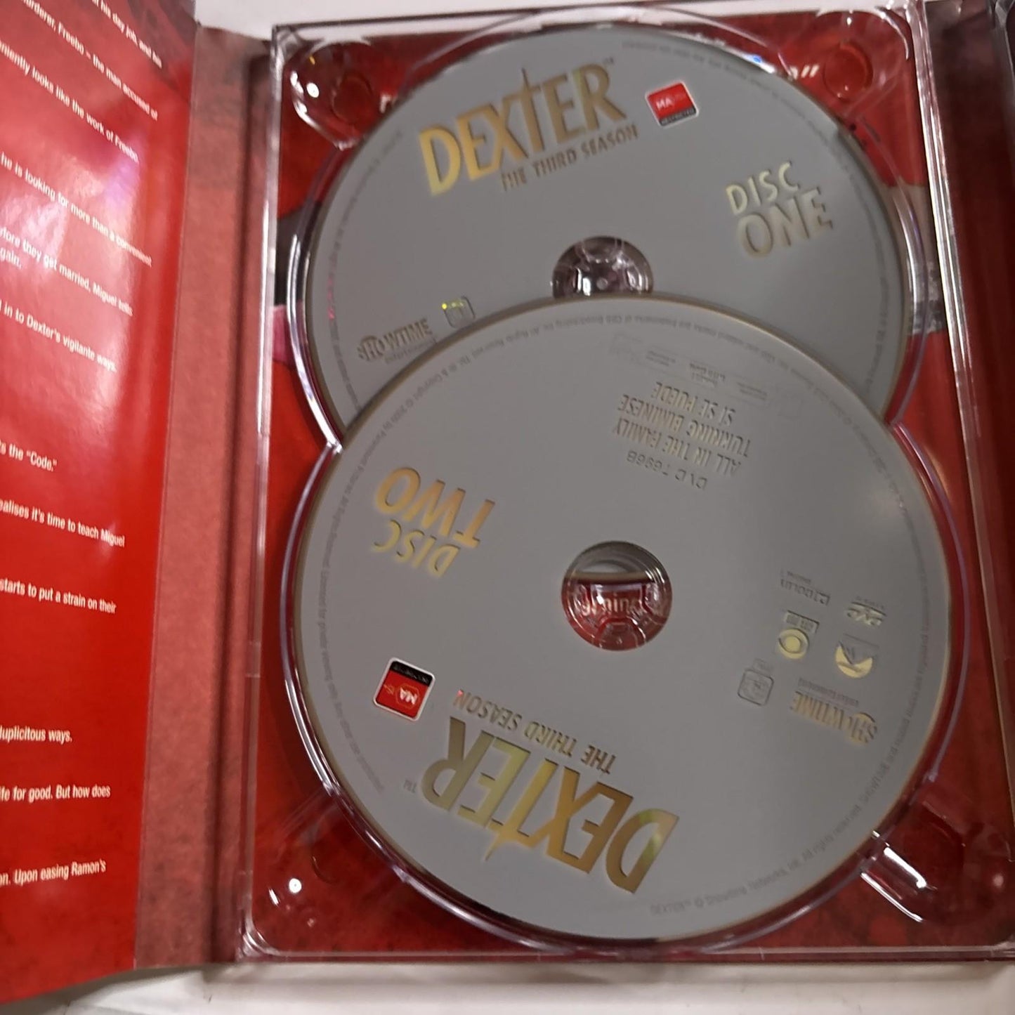 Dexter : Season 3 (DVD, 2007) Region 4