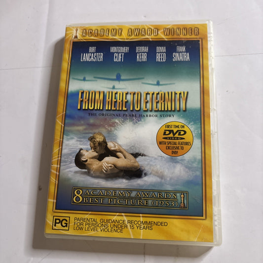 From Here to Eternity (DVD, 1953) Frank Sinatra, Burt Lancaster Region 4