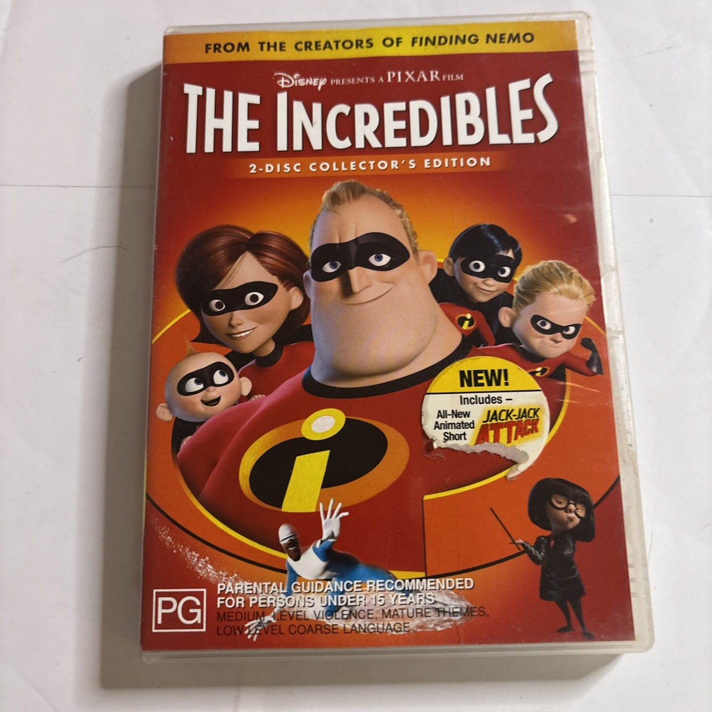 The Incredibles (DVD, 2004) Samuel L. Jackson, Craig T. Nelson, Region 4