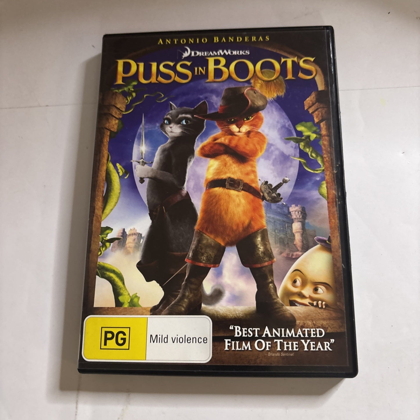 Puss in Boots (DVD, 2011) Antonio Banderas Region 4 NEW