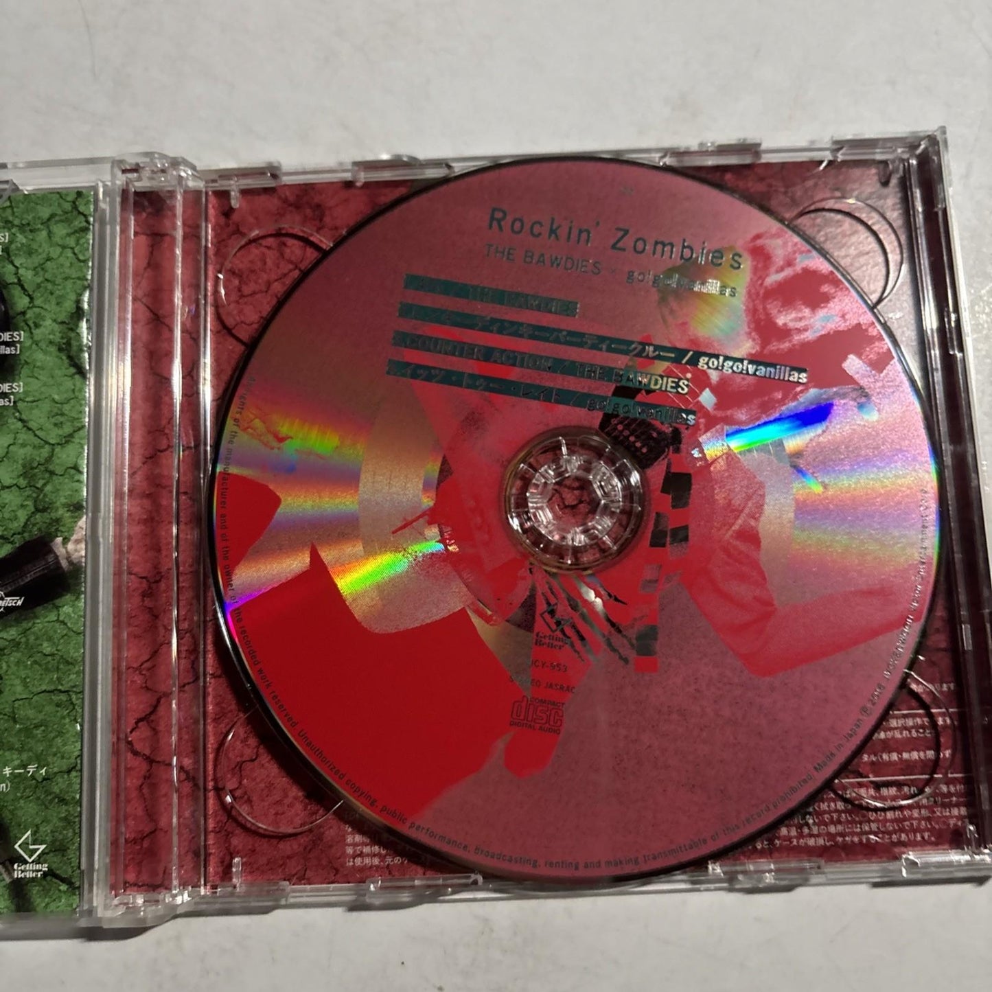 The Bawdies X Go!Go!Vanillas - Rockin' Zombies (CD + DVD, 2016) Japan Vizl-1008