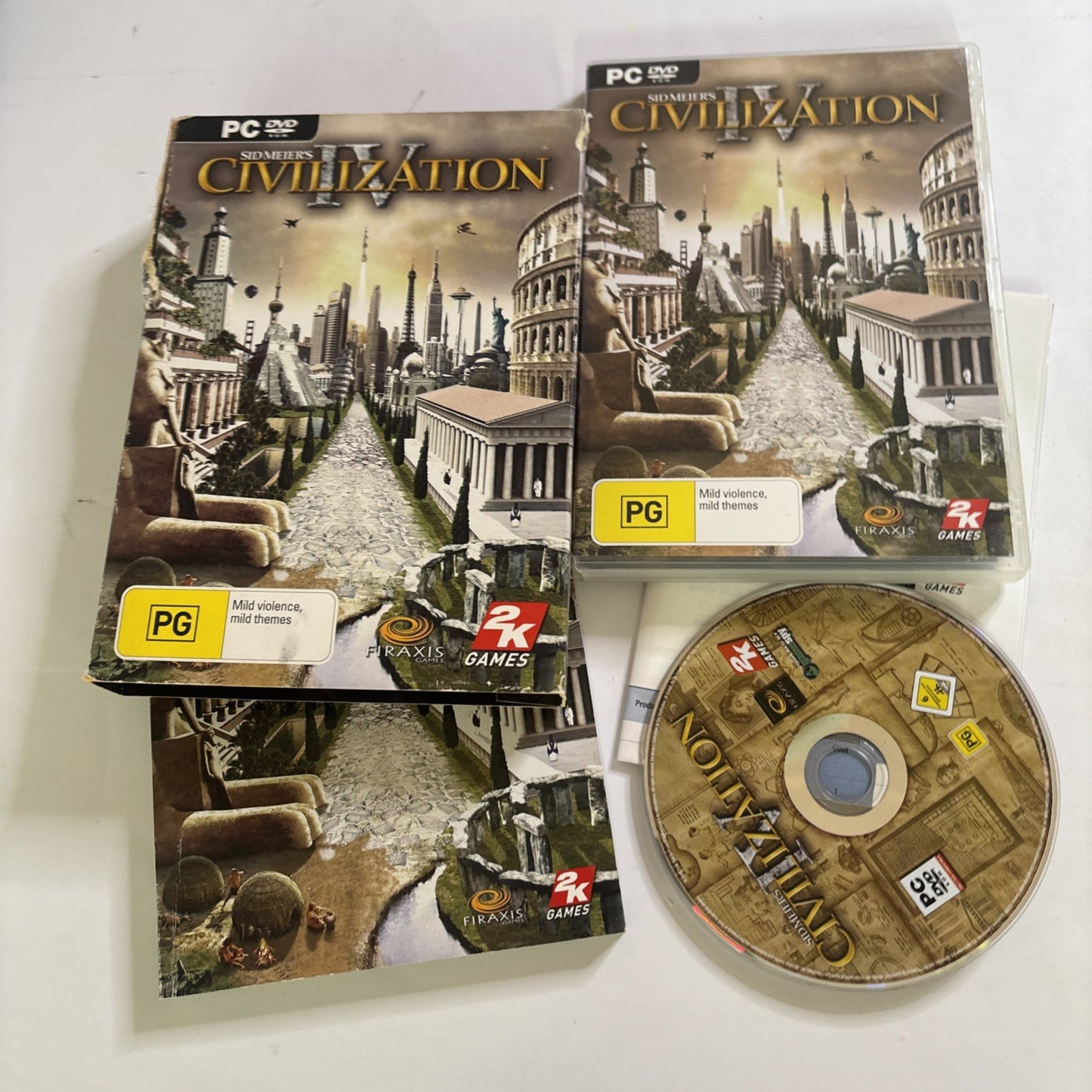 Civilization IV Complete Sid Meiers PC DVD Rom Complete With Manual