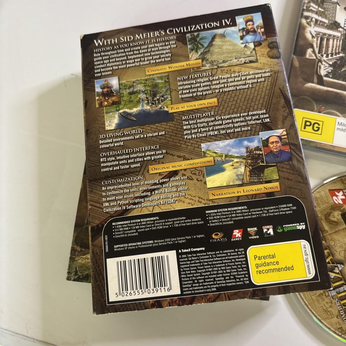 Civilization IV Complete Sid Meiers PC DVD Rom Complete With Manual