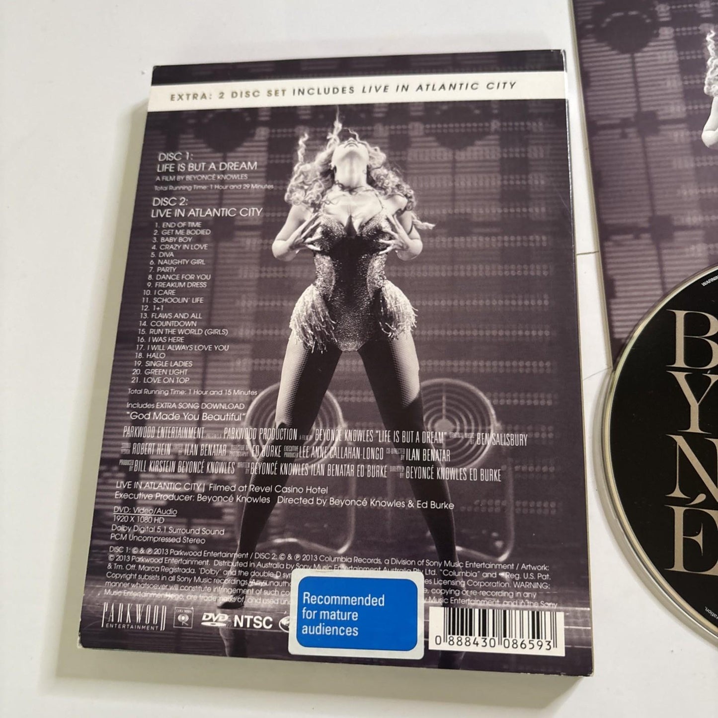 Beyoncé - Life Is but a Dream (DVD, 2013) All Regions