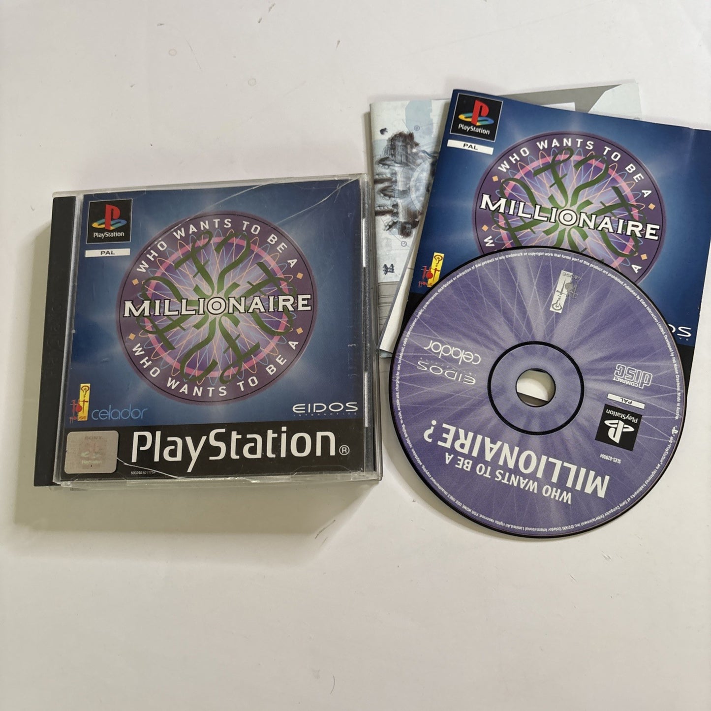 Who Wants To Be A Millionaire Sony Playstation 1 PS1 PAL Manual