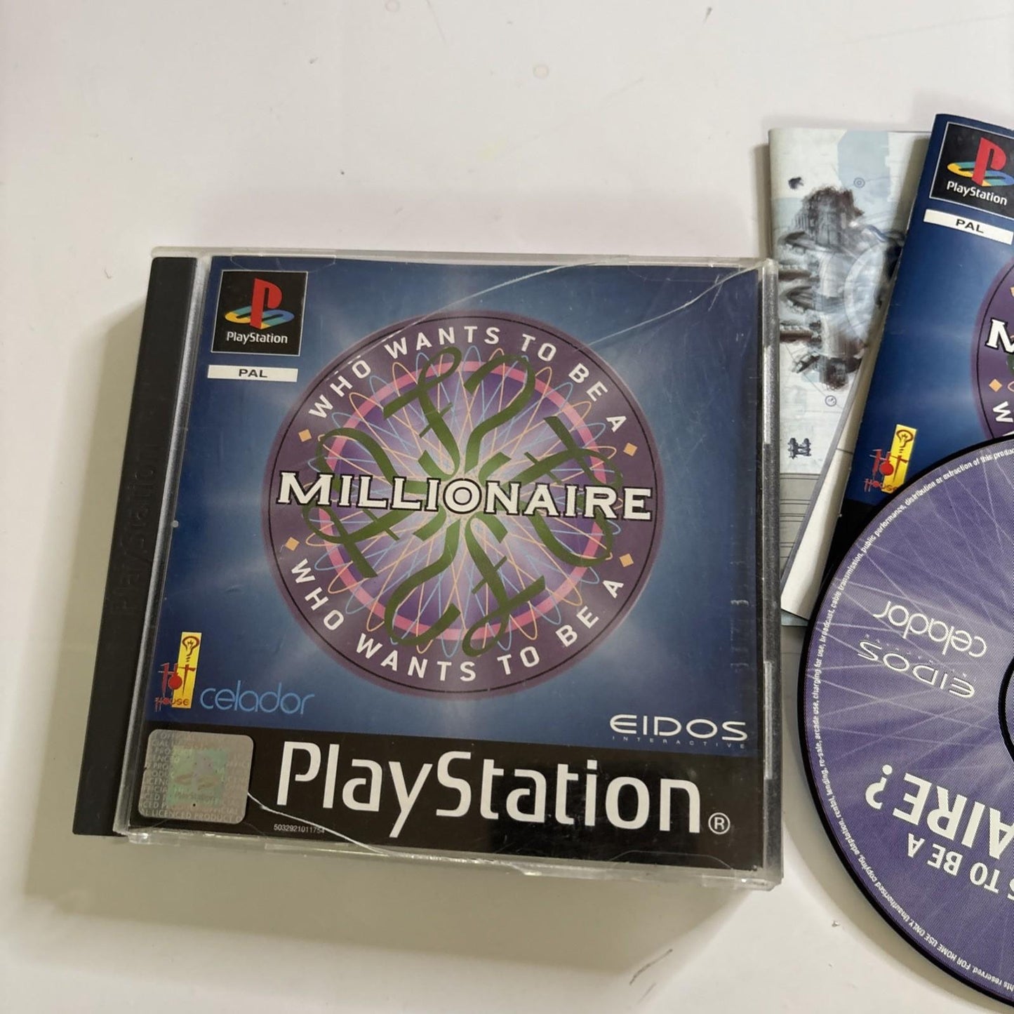 Who Wants To Be A Millionaire Sony Playstation 1 PS1 PAL Manual