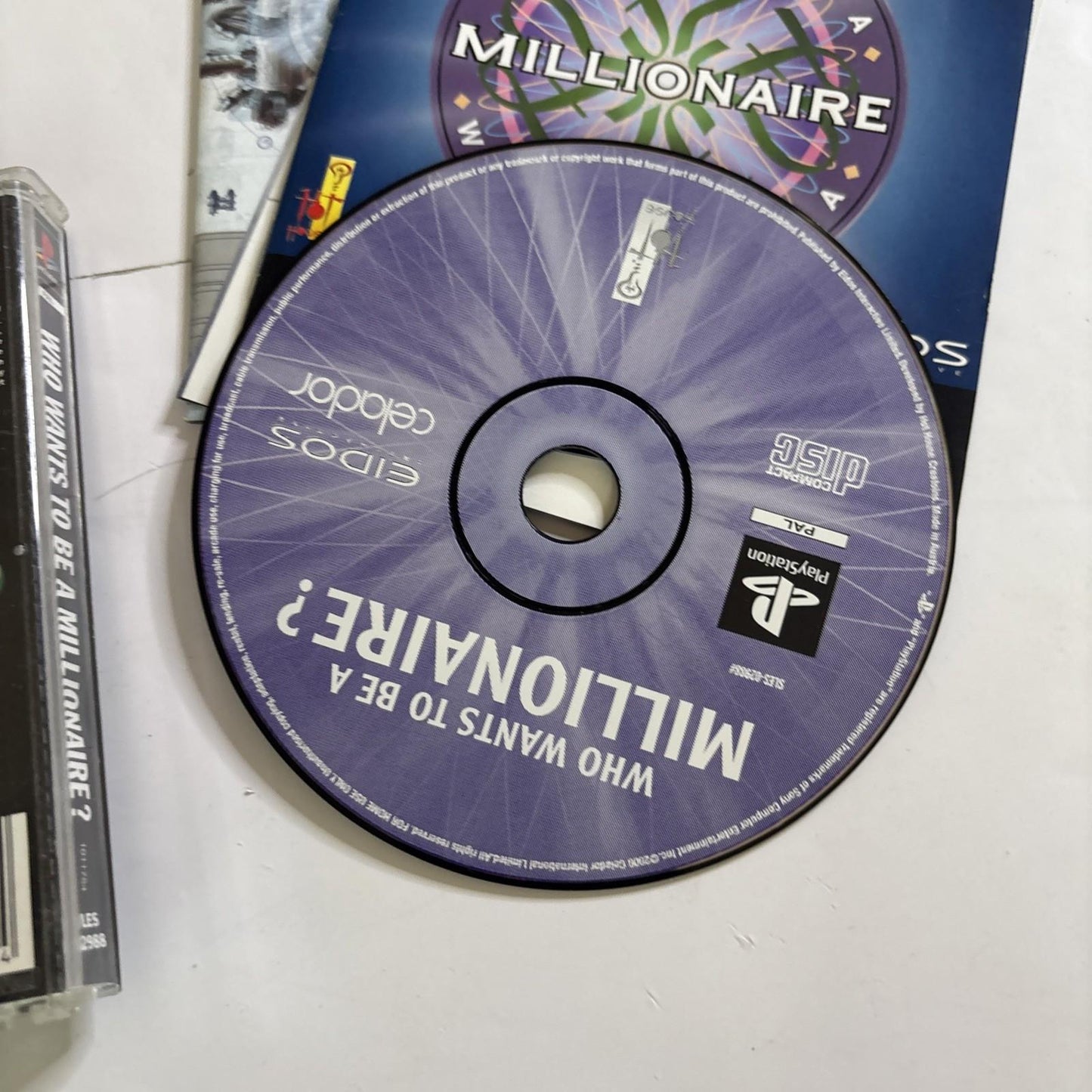 Who Wants To Be A Millionaire Sony Playstation 1 PS1 PAL Manual