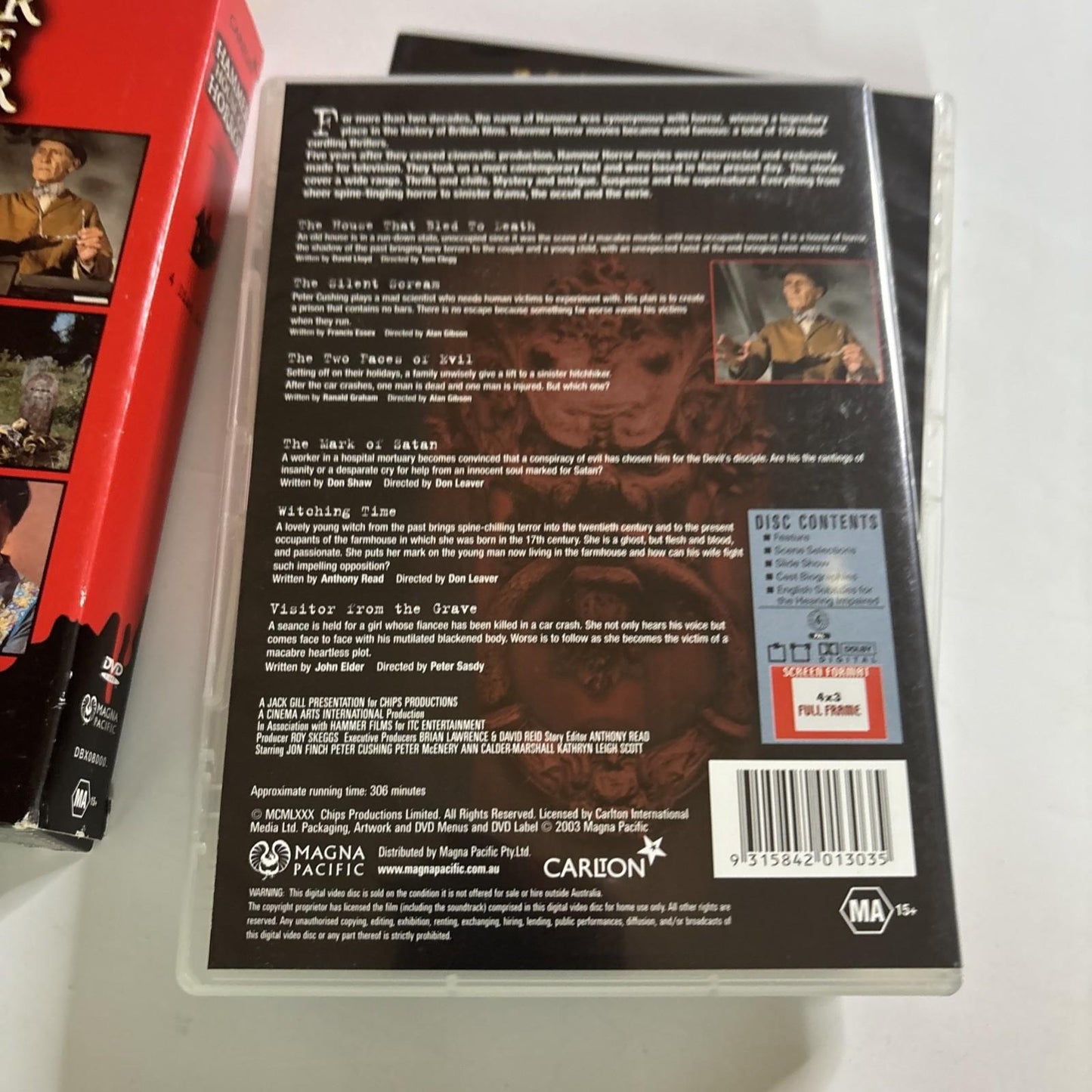 Hammer House of Horror : Vol 1 & 2 (DVD, 1980) Region 4