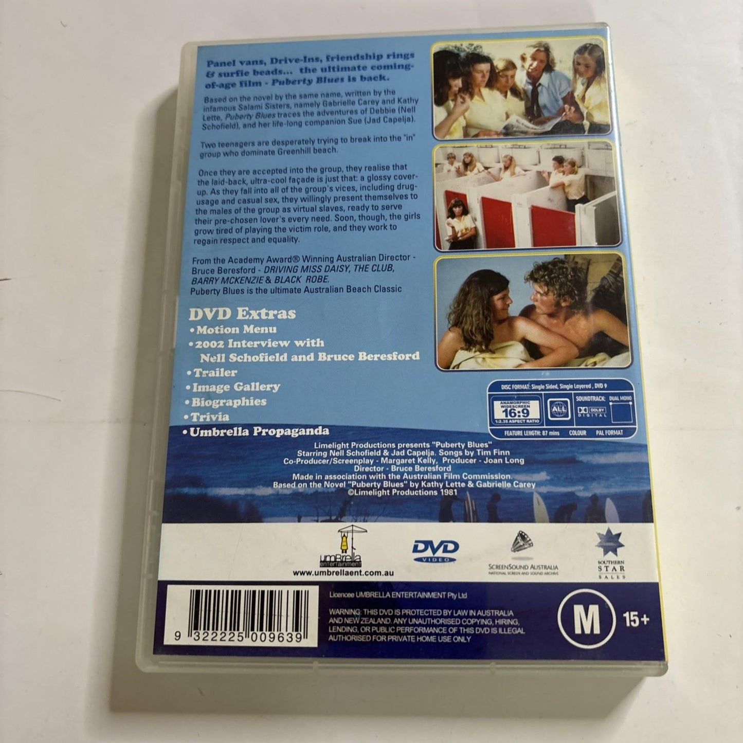 Puberty Blues (DVD, 1981) Nell Schofield, Jed Capelja All Regions