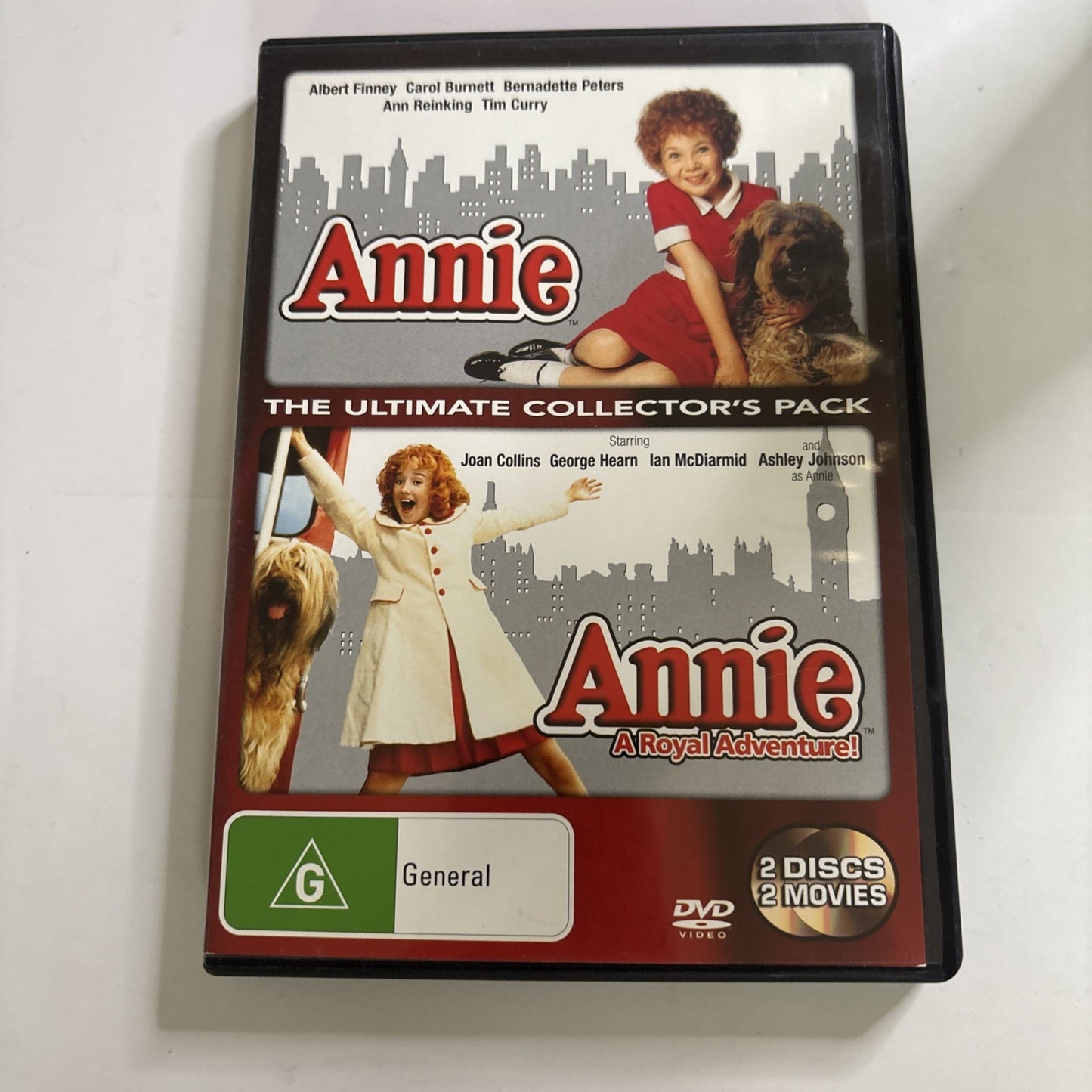 Annie / Annie - A Royal Adventure (DVD, 1981) Joan Collins Region 4