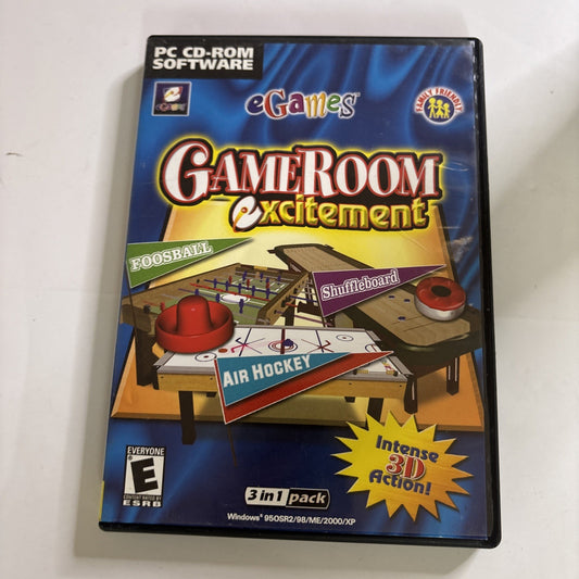Games Room Excitement - PC CD ROM GAME